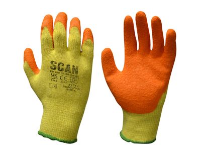 Scan SCAGLOKSXX Knitshell Latex Palm Gloves - XXL (Size 11)