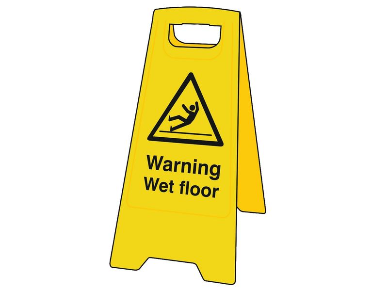 Scan SCA4702 Warning Wet Floor - Heavy Duty 'A' Board