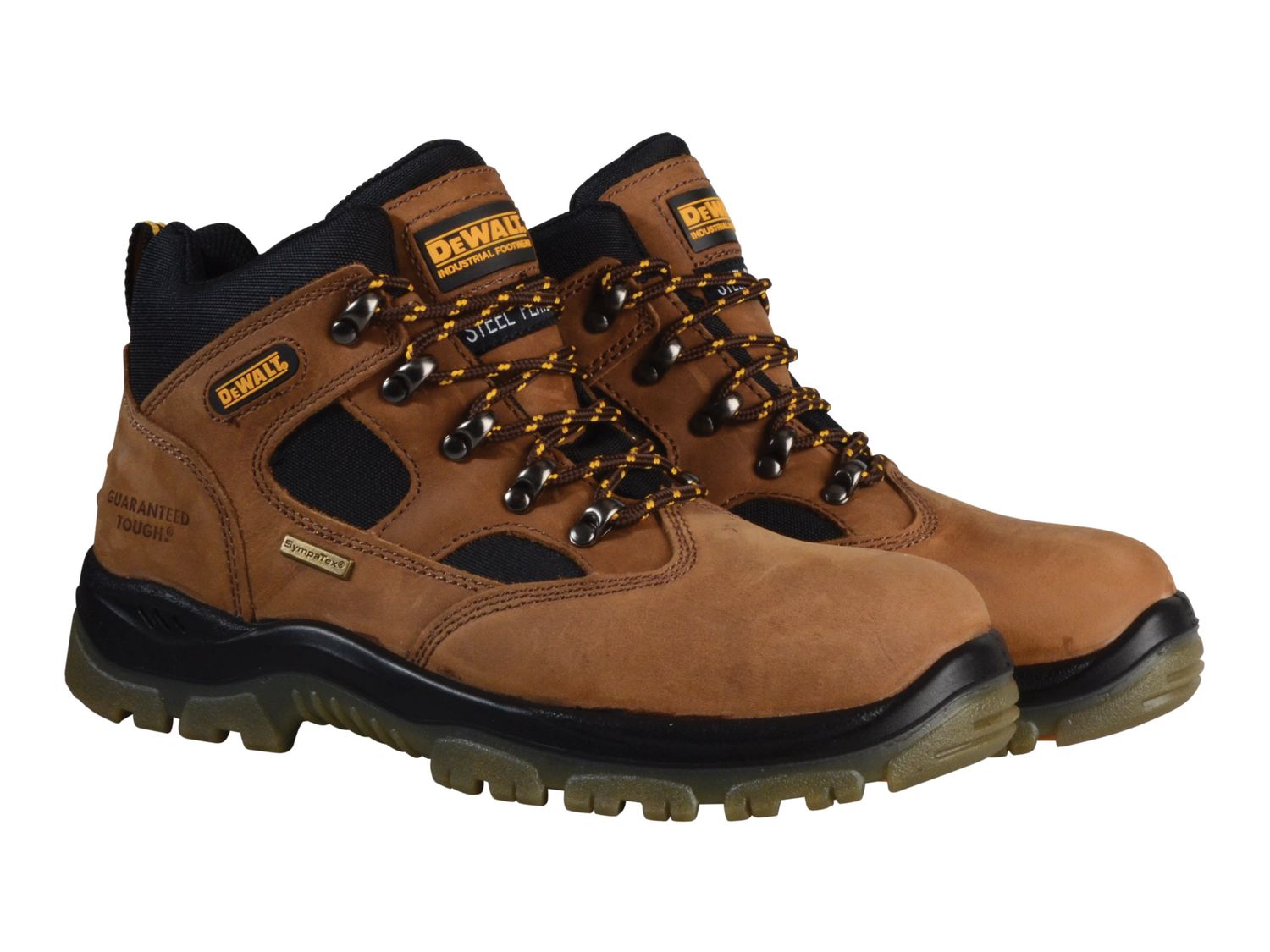 DEWALT DEWCHAL3BR7 Challenger 3 Sympatex Waterproof Hiker Boots Brown UK 7 EUR 41
