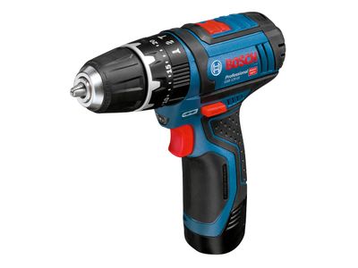Bosch 06019B697J GSB12V-15 12v Professional Combi Drill Kit 2 x 2.0Ah Li-ion