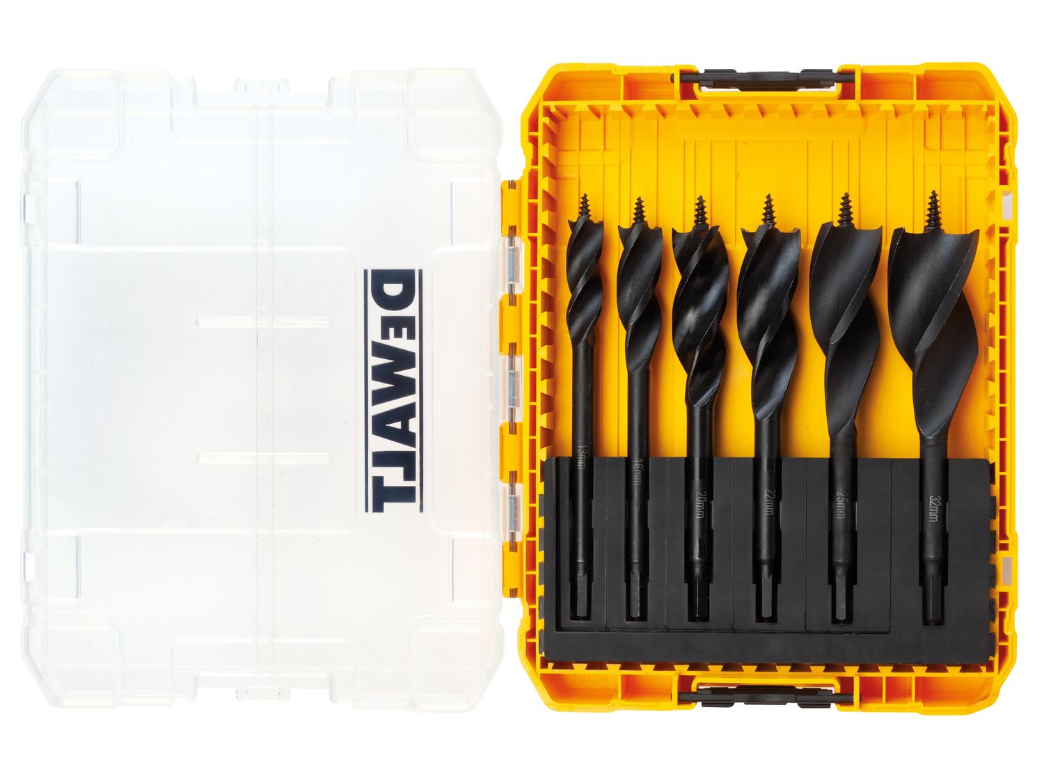 DEWALT DEWDT90238QZ DT90238 Extreme Tri-Flute Spade Bit Set, 6 Piece