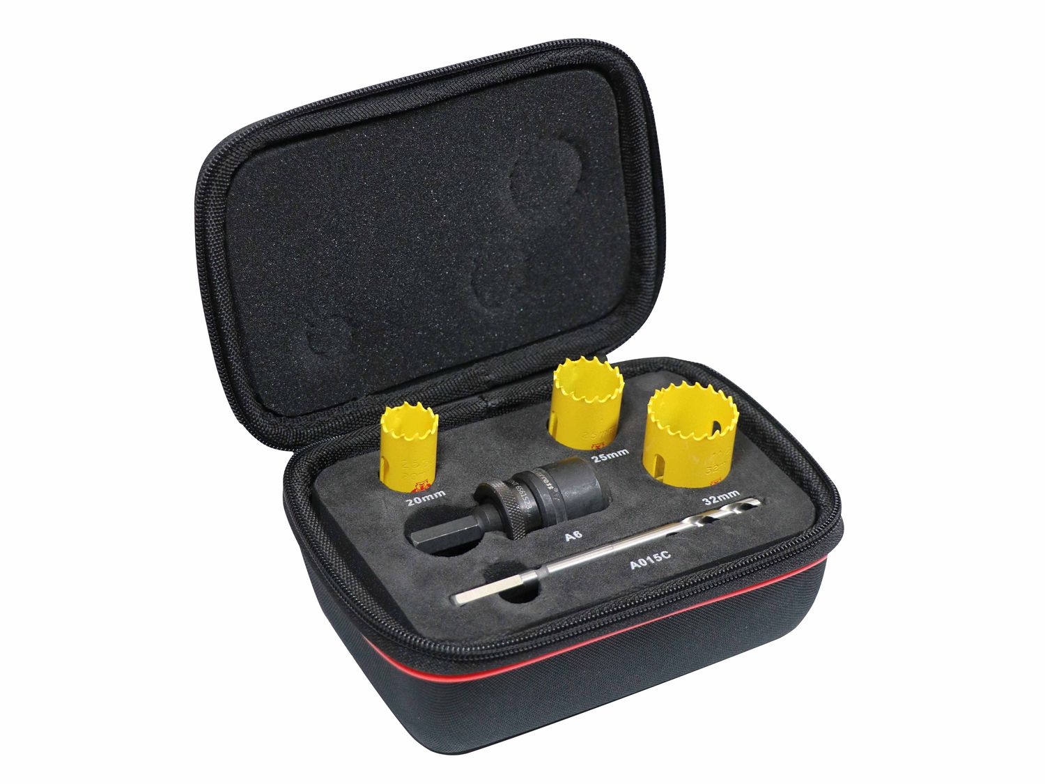 Starrett STRKFC03051 KFC03051 Kwik-Change Electrician&#39;s Holesaw Kit, 8 Piece