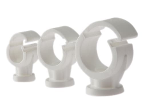 ForgeFix FORPCSC22 Pipe Clip Single Cliplock 22mm Box 100