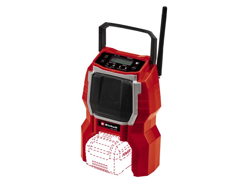 Einhell EINTCRA18 TC-RA 18 Li BT - Solo Cordless Radio 18V Bare Unit