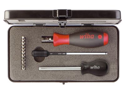 Wiha WHA26893 TorqueVario-S Screwdriver Set, 14 Piece