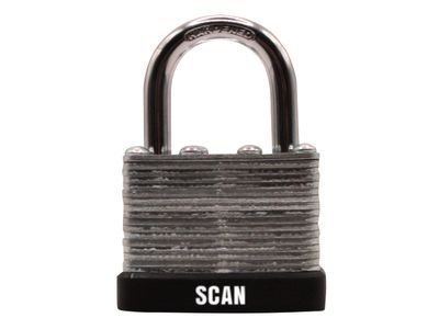 Scan SCAPLLAM40 Laminated Steel Padlock 40mm