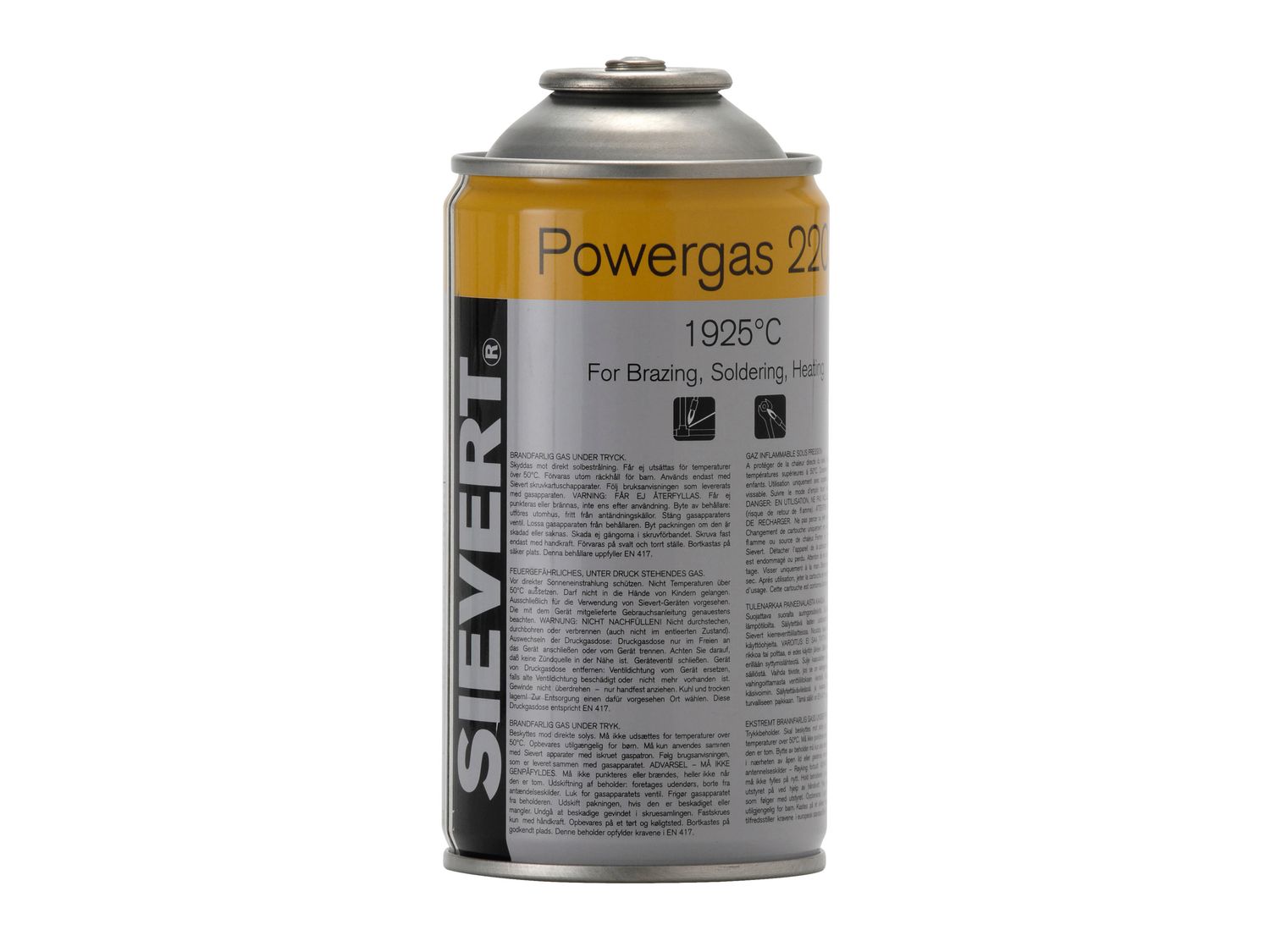 Sievert PRM2203 Self-Seal Butane/Propane Gas Cartridge 175g