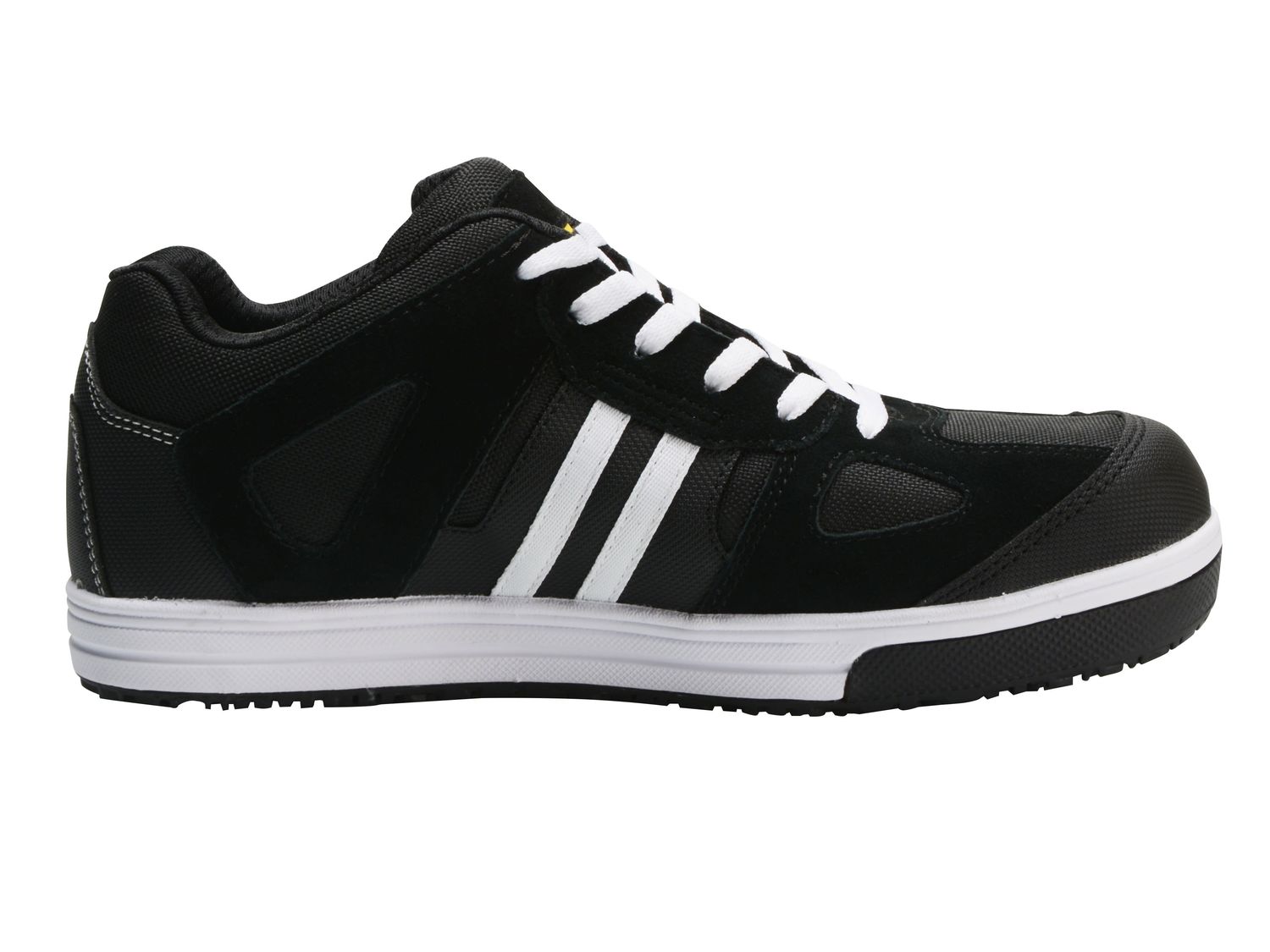 STANLEY Clothing STCCODY12 Cody Safety Trainers Black/White Stripe UK 12 EUR 46