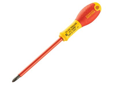 STANLEY STA065416 FatMax VDE Insulated Screwdriver Phillips Tip PH2 x 125mm