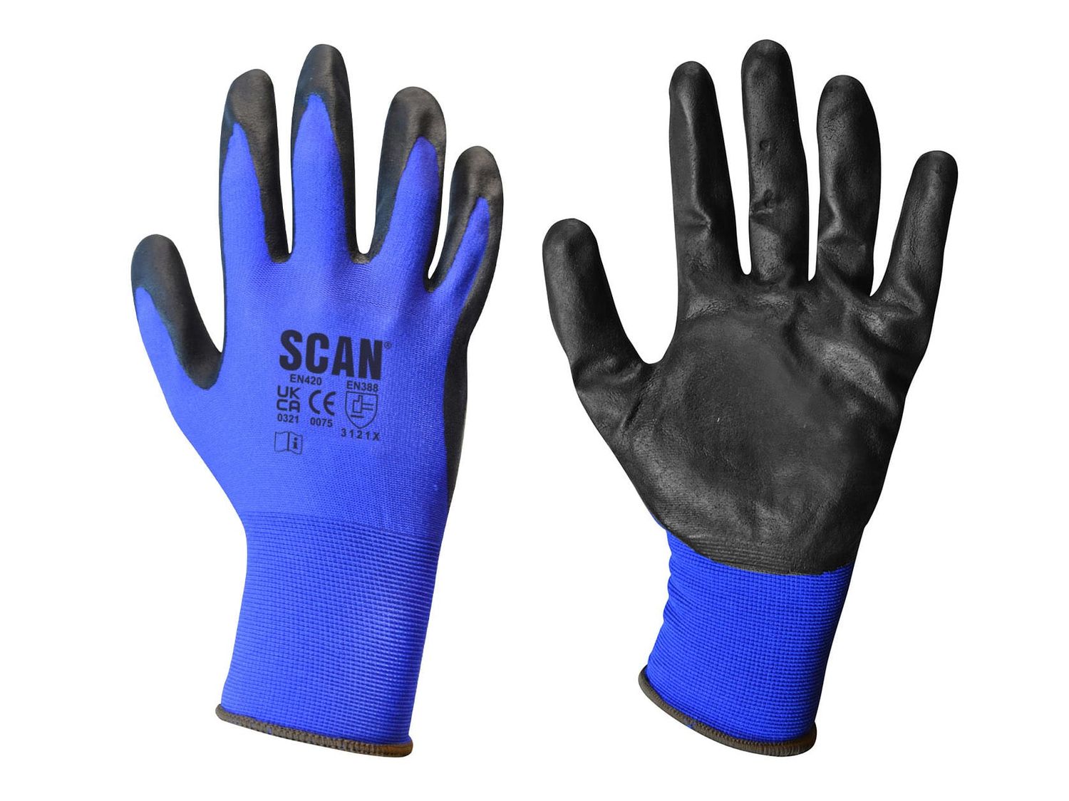 Scan SCAGLODEXTXL Max - Dexterity Nitrile Gloves - XL (Size 10)