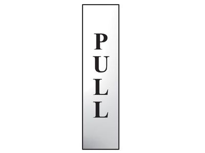 Scan SCA6034C Pull Vertical - Polished Chrome Effect 50 x 200mm