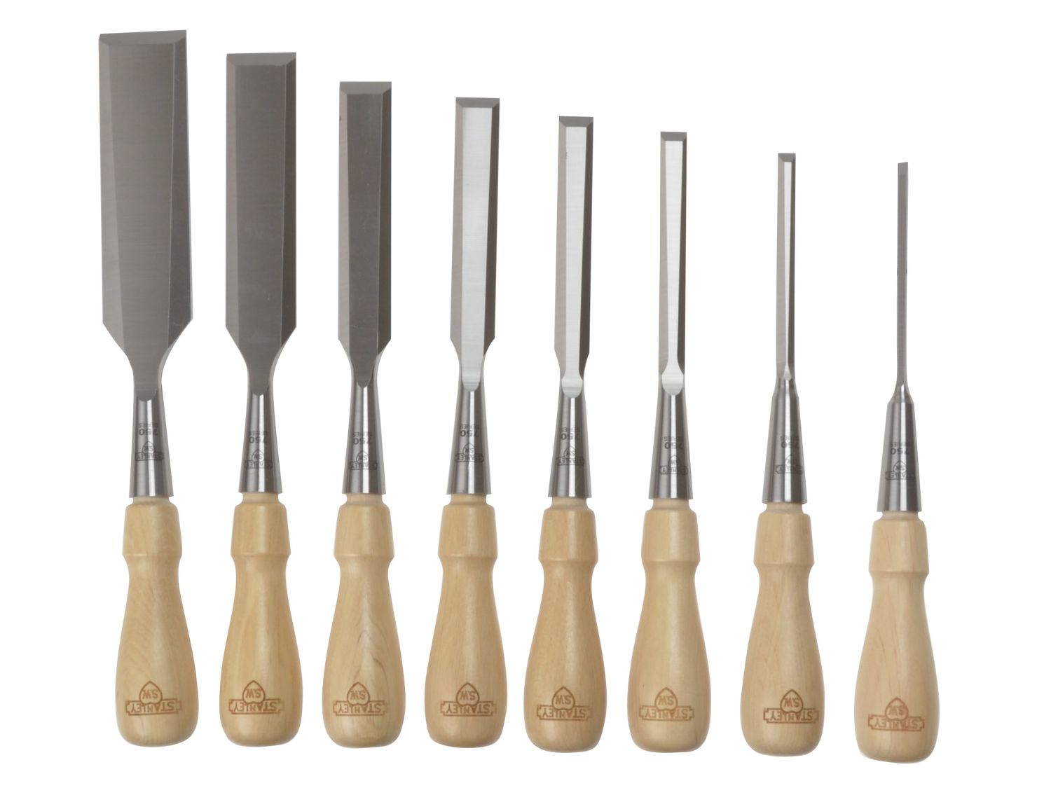 STANLEY STA116793 Sweetheart Socket Chisel Set, 8 Piece: 3 6 8 12 15 18 25 &amp; 32mm