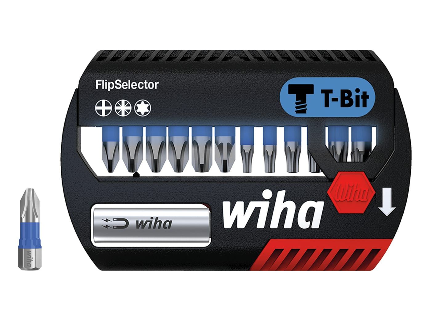 Wiha WHA41824 FlipSelector T-Bit Set, 13 Piece