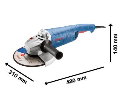 Bosch BSH6018F4160 GWS 2200 P Professional 180mm Angle Grinder 2200W 110V