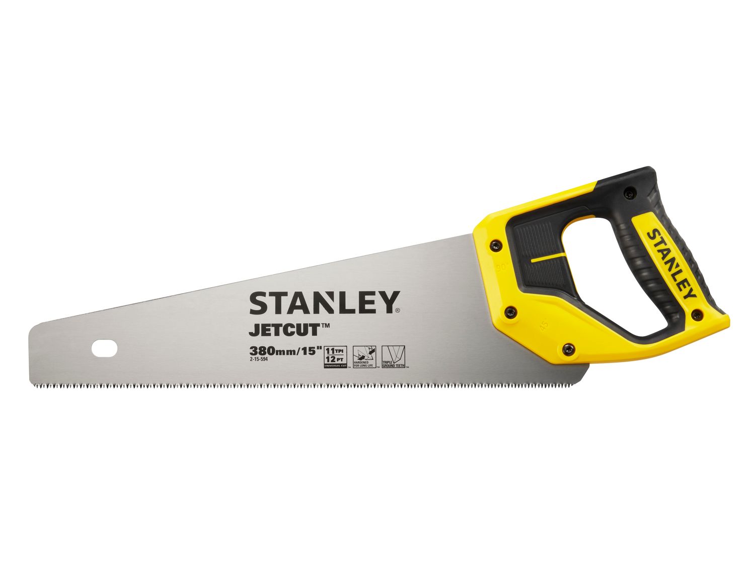 STANLEY STA215594 Jet Cut Fine Handsaw 380mm (16in) 11 TPI