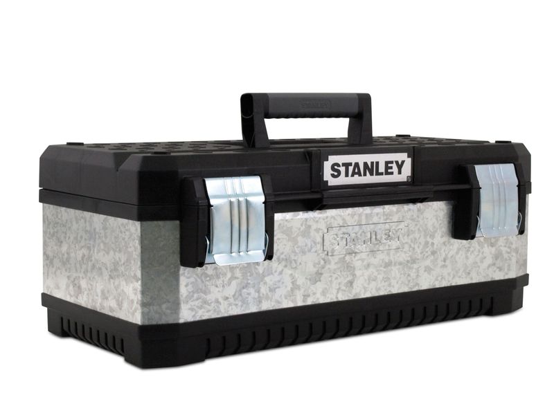 STANLEY STA195618 Galvanised Metal Toolbox 50cm (20in)