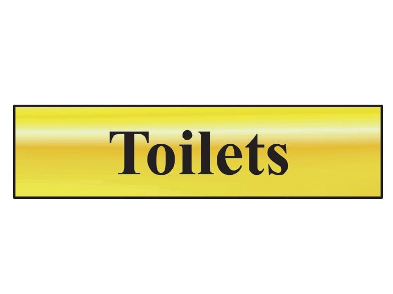 Scan SCA6005 Toilets - Polished Brass Effect 200 x 50mm