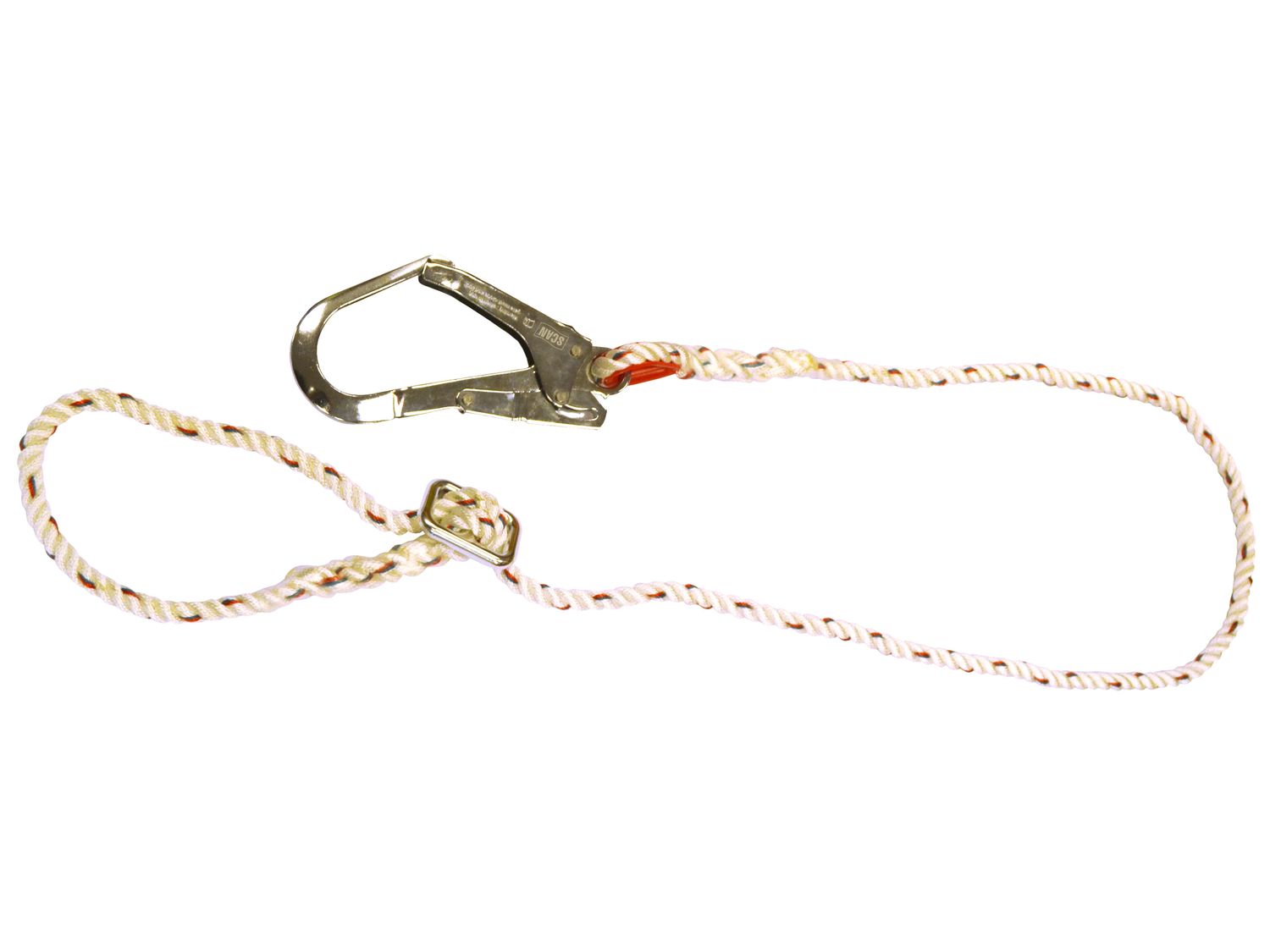 Scan SCAFALYRFIX Fall Arrest Rope Lanyard 1.28m
