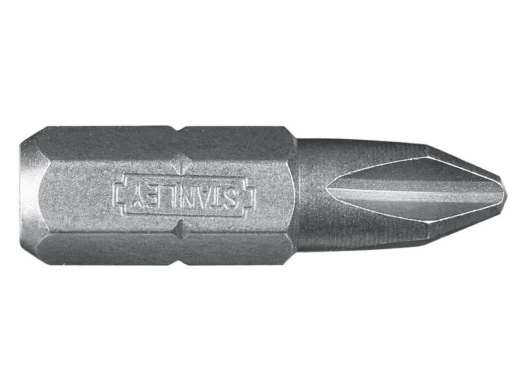 STANLEY STA168946B Phillips Bits PH2 x 25mm (Box 25)