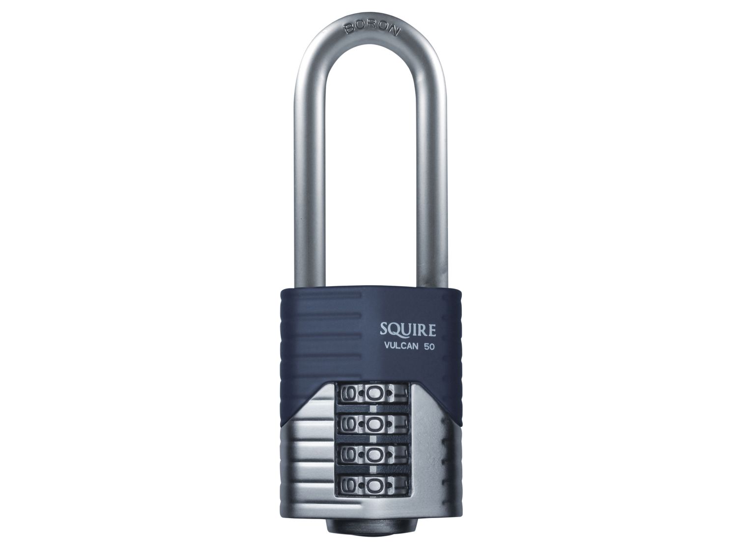 Squire HSQVC40LS Vulcan Long Boron Shackle Combination Padlock 40mm