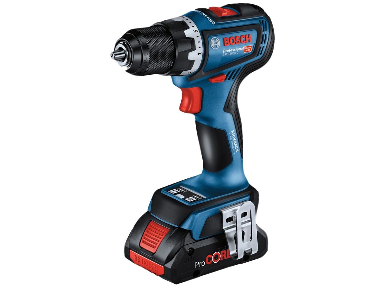 Bosch BSH6019K6071 GSR 18V-90C Professional Drill Driver 18V 2 x 4.0Ah Li-ion