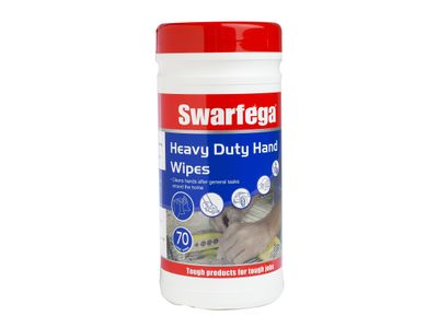 Swarfega SWASWHD70W Heavy-Duty Hand Wipes (Tub 70)