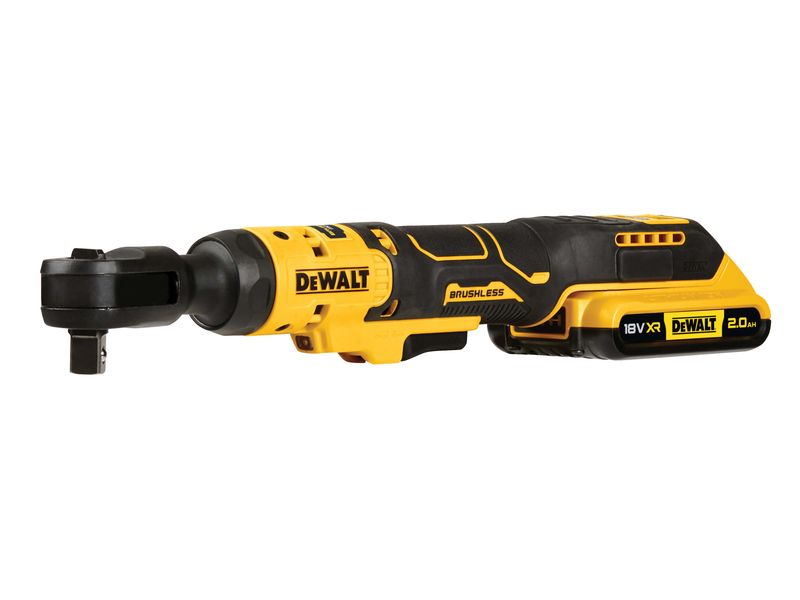 DEWALT DEWDCF512D1 DCF512D1 XR 1/2in Open Head Ratchet 18V 1 x 2.0Ah Li-ion