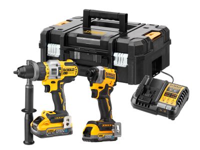 DEWALT DEWDCK2052H1 DCK2052H1 Twin Kit 18V 1 x 1.7Ah &amp; 1 x 5.0Ah Li-ion