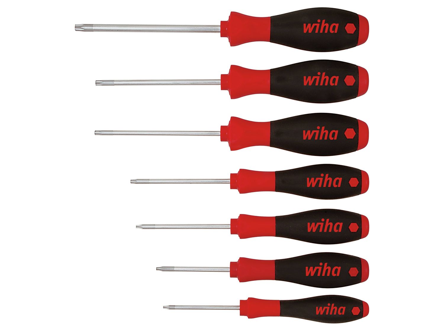 Wiha WHA01299 SoftFinish TORX Screwdriver Set, 7 Piece