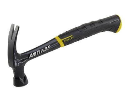 STANLEY STA151276 FatMax AntiVibe All Steel Rip Claw Hammer 450g (16oz)
