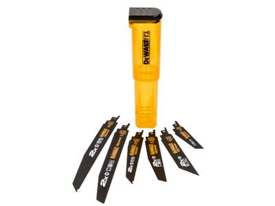 DEWALT DEWDT2440LQZ DT2440L 2X Life Reciprocating Saw Blade Set, 6 Piece