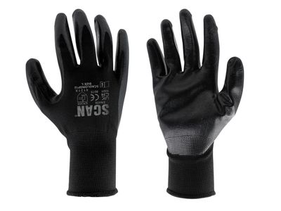 Scan SCAGLOINSP12 Seamless Inspection Gloves - L (Size 9) (pack 12)