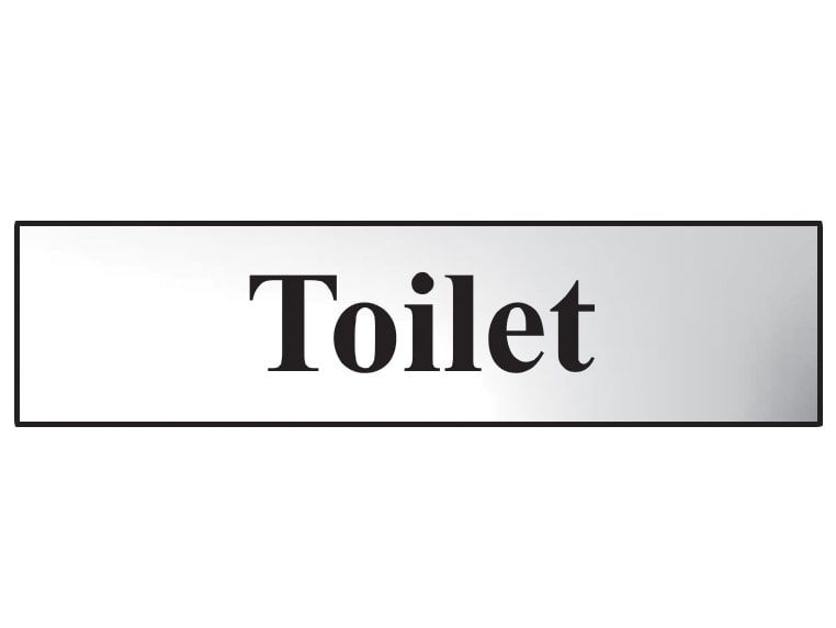 Scan SCA6051C Toilet - Polished Chrome Effect 200 x 50mm