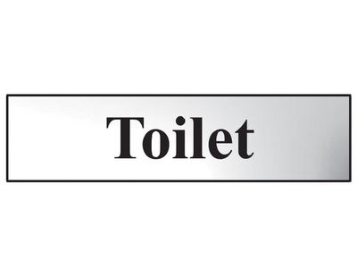 Scan SCA6051C Toilet - Polished Chrome Effect 200 x 50mm