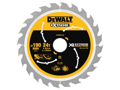Dewalt DT99562QZ XR FlexVolt Circular Saw Blade 190 x 30mm x 24T