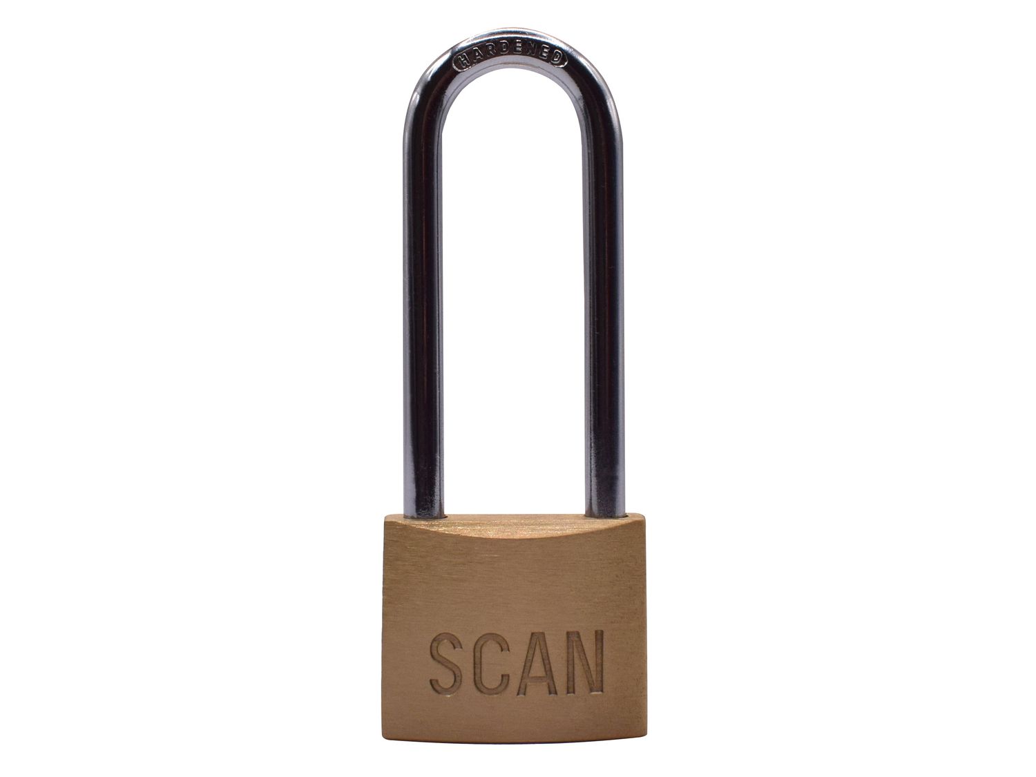 Scan SCAPLB40LS Brass Padlock 40mm Long Shackle