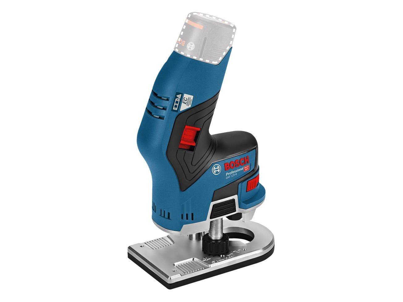Bosch BSH6016B0072 GKF 12V-8 Professional Palm Router 12V Bare Unit