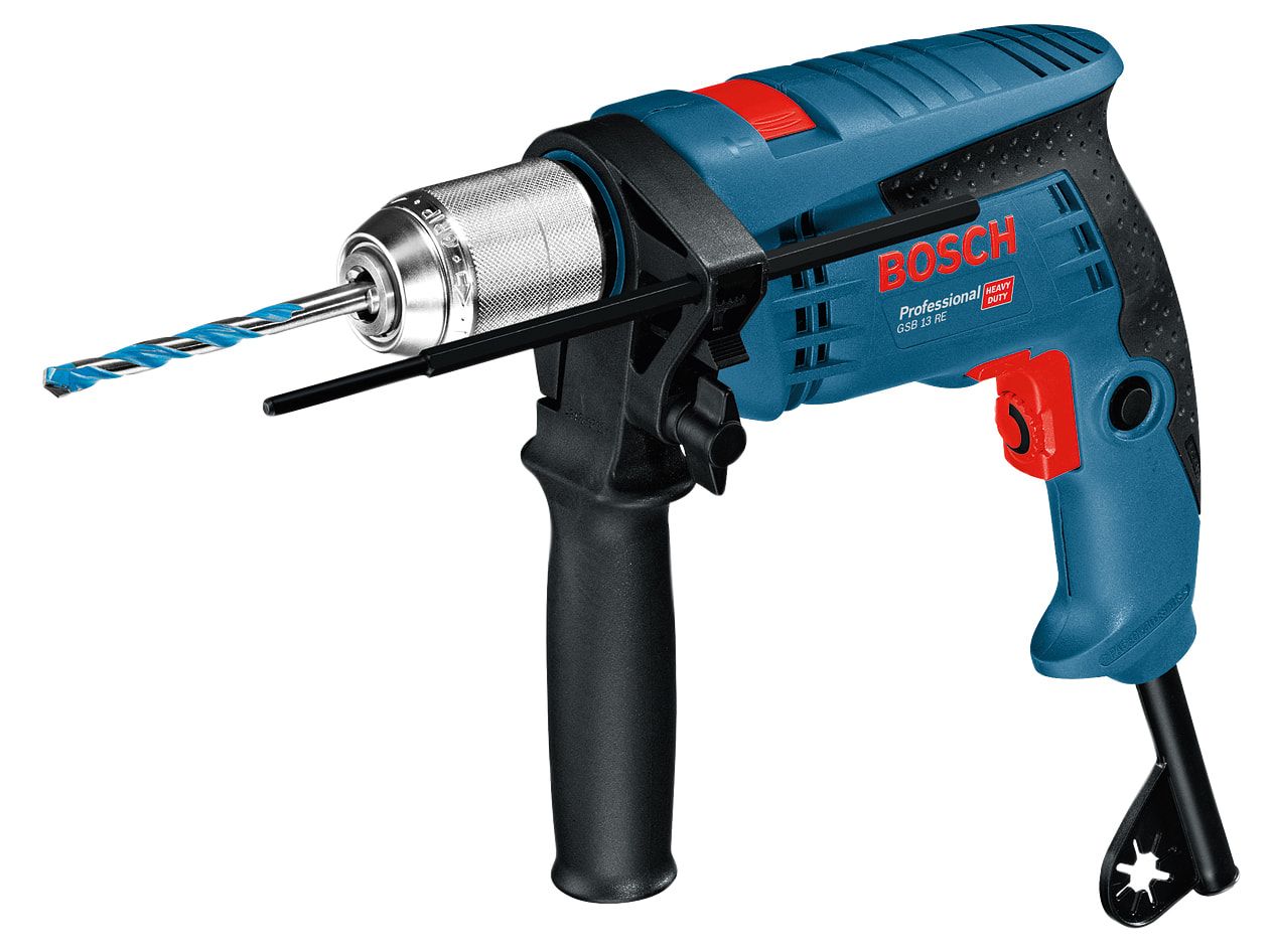 Bosch BSH601217160 GSB 13 RE 13mm Keyless Chuck Impact Drill 600W 110V