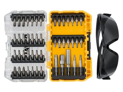 DEWALT DEWDT70704QZ DT70704 Screwdriving Set, 47 Piece + Safety Glasses