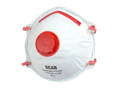 Scan SCAPPEP3MVDB Moulded Disposable Valved Masks FFP3 (Pack 10)