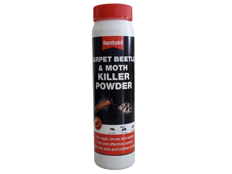 Rentokil RKLPSC50 Carpet Beetle &amp; Moth Killer Powder 150g
