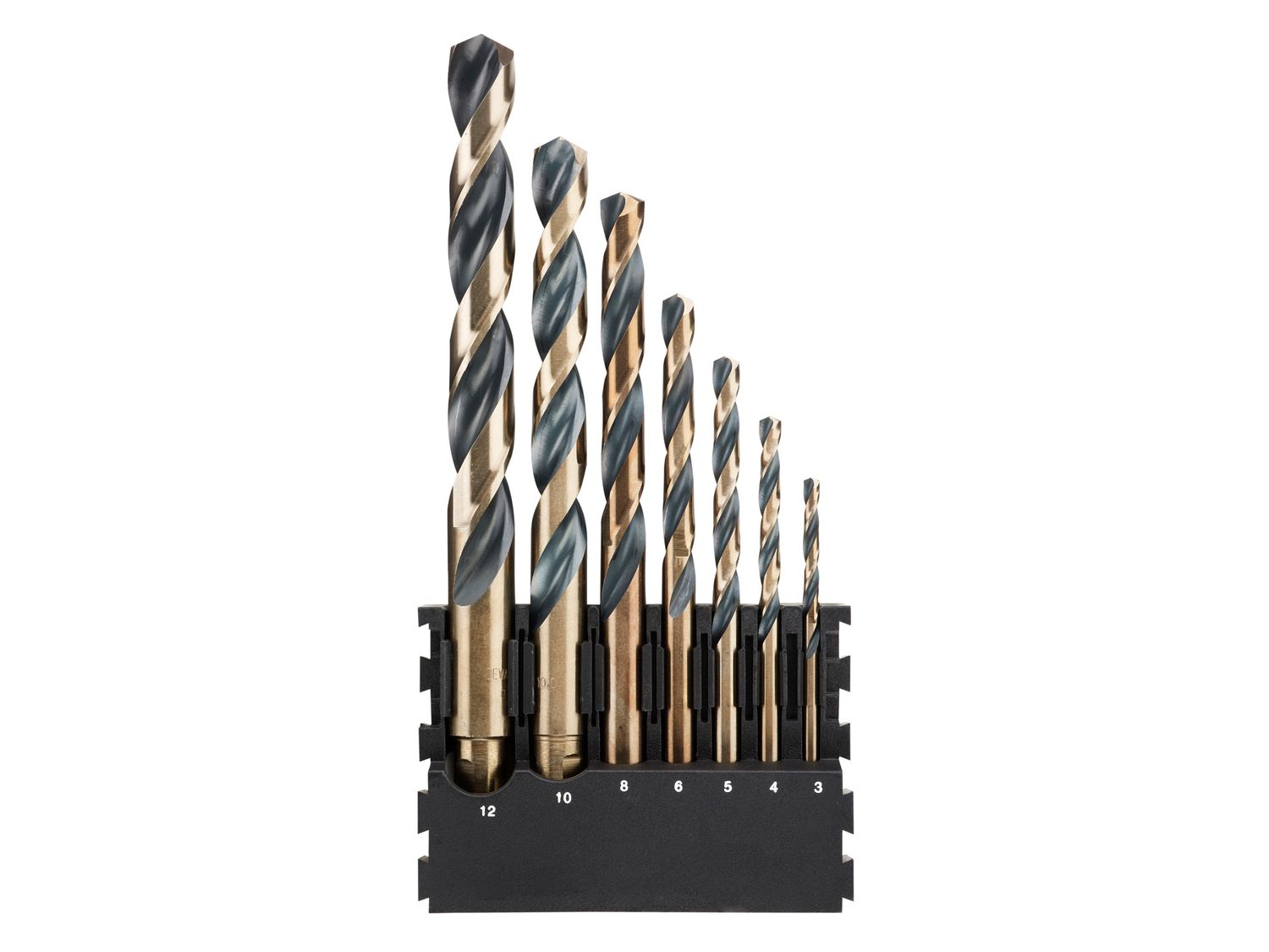 DEWALT DEWDT70829QZ DT20620 BLACK&amp;GOLD HSS Drill Set, 7 Piece