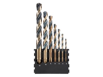 DEWALT DEWDT70829QZ DT20620 BLACK&amp;GOLD HSS Drill Set, 7 Piece