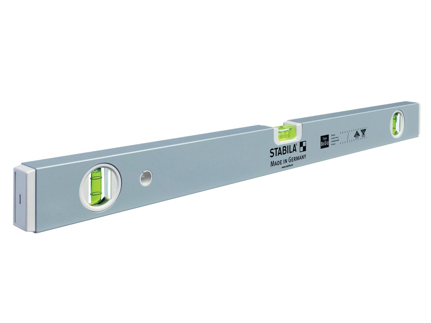Stabila 18785 - 80U-2 Spirit Level 3 Vial 40cm