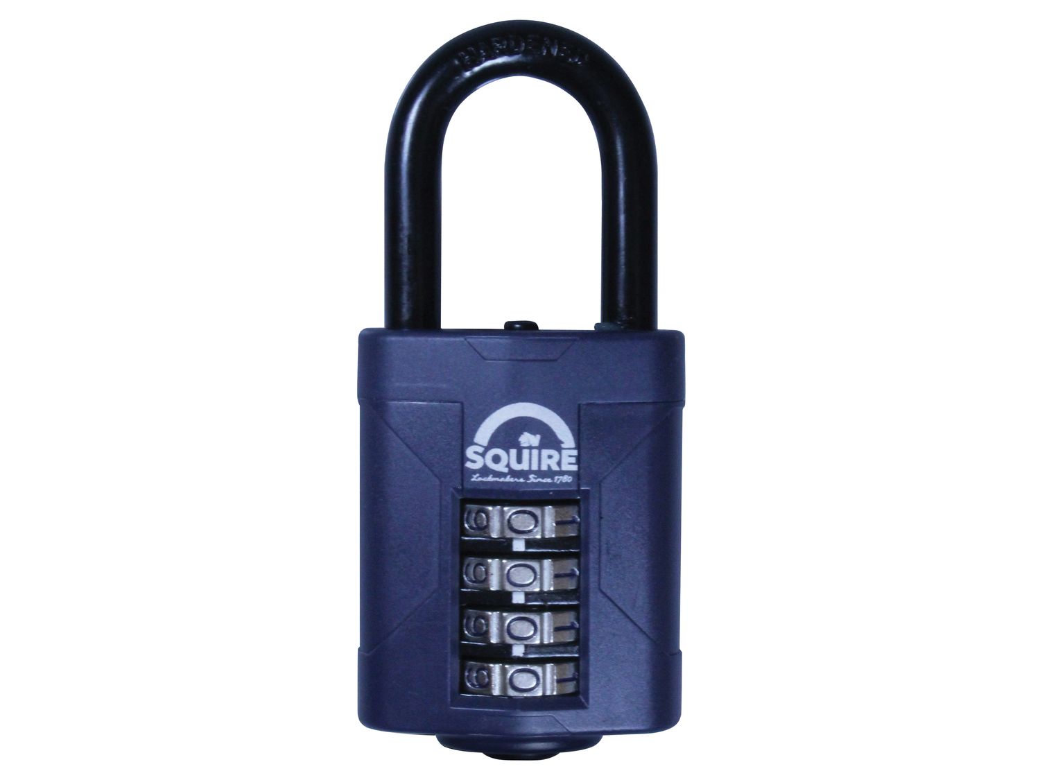 Squire HSQCP5015 CP50/1.5 Combination Padlock 4-Wheel 50mm Long Shackle 38mm
