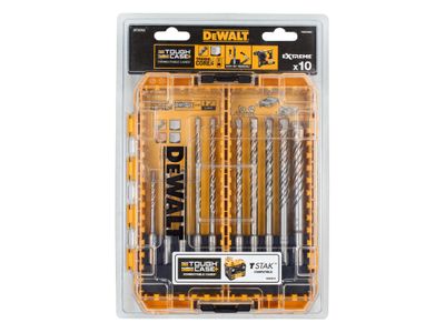DEWALT DEWDT70753QZ SDS Plus Extreme 2 Drill Bit Set, 10 Piece