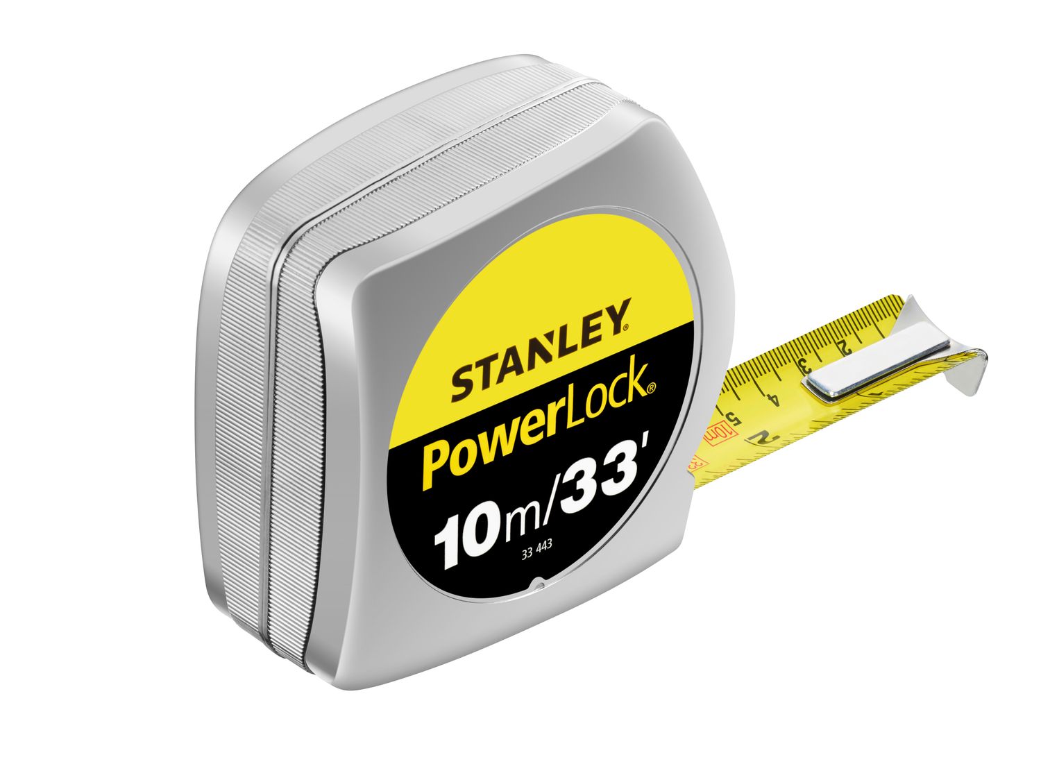 STANLEY STA033443 PowerLock Classic Pocket Tape 10m/33ft (Width 25mm)
