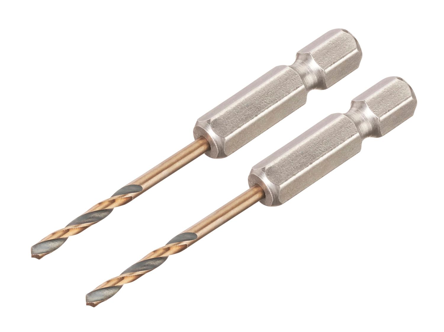 Dewalt DT20601 Black and Gold Hex HSS-G Drill Bits (x2) 2.5mm