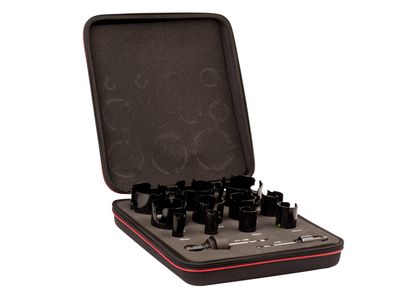 Starrett STRKMP11021 KMP11021 TCT General Purpose Holesaw Kit, 13 Piece