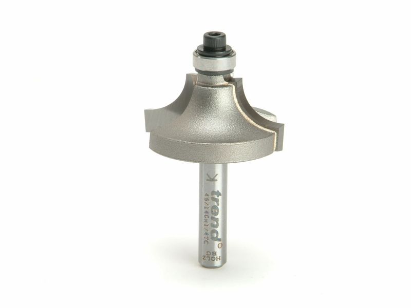 Trend TRE4614012TC 46/140 x 1/2 TCT Bearing Guided Ovolo &amp; Round Over 9.5mm Radius